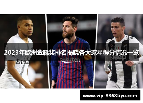2023年欧洲金靴奖排名揭晓各大球星得分情况一览